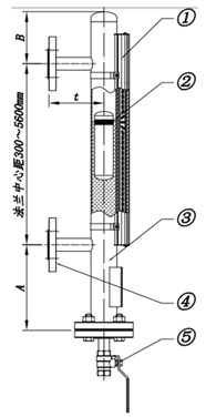 標(biāo)準(zhǔn)型磁翻板液位計產(chǎn)品概況